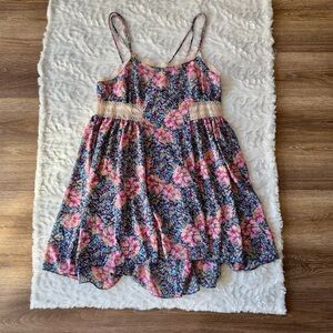 Free People Intimately Sheer Fairy Babydoll Floral Mini Slip Dress – Size S